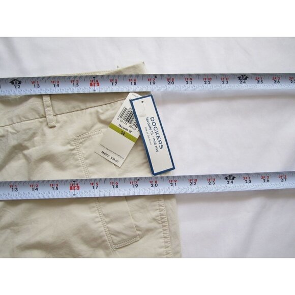 New Women Dockers Cotton Favorite Fit Mid Rise Capri Pants Sz 14 (WP112) - Picture 5 of 11
